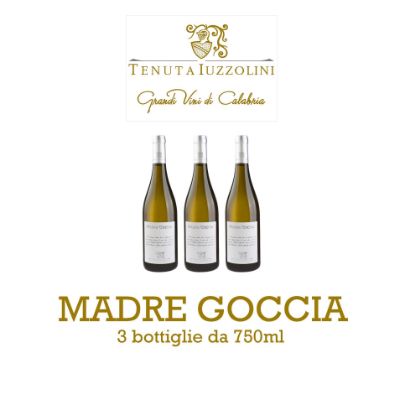 Immagine di Madre Goccia Tenuta Iuzzolini - 3 Bottiglie Vino Cirò Bianco I.G.T. Calabria